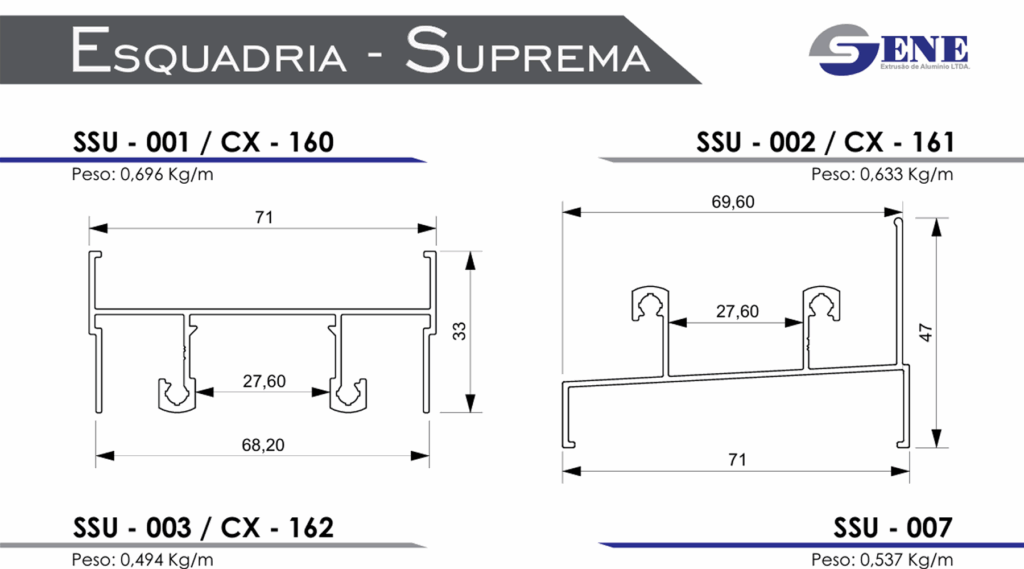 Catálogo Sene - Esquadria - Suprema.